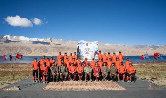 Twenty NCC Girl Cadets Conquer Aparajita-ParangLa 2026 Trek in Ladakh