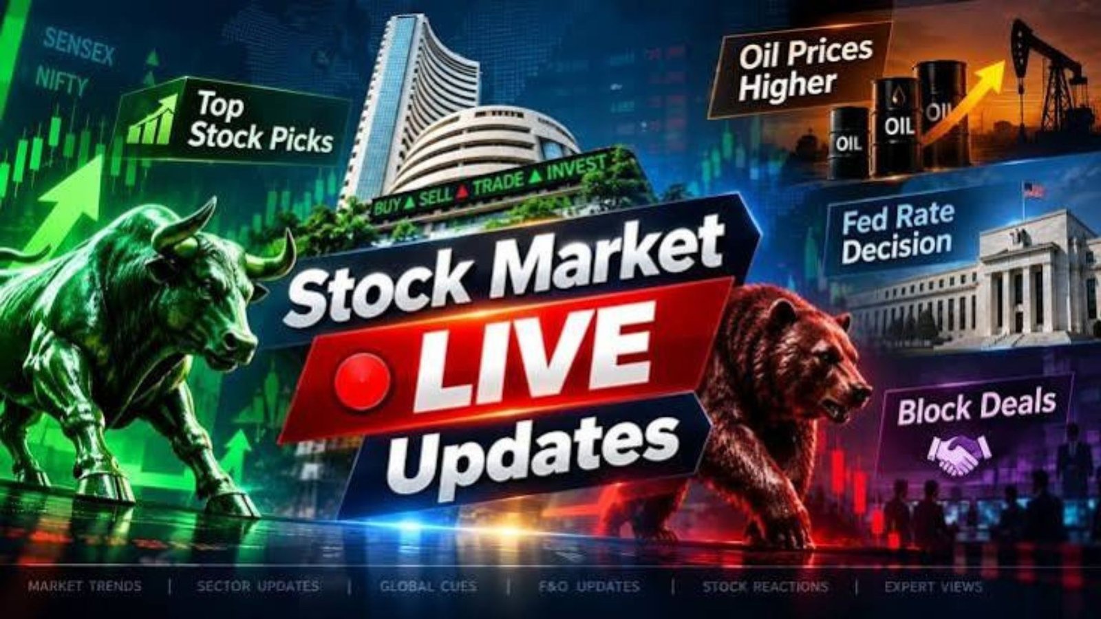 Sensex, Nifty Rebound in Early Trade After Sharp Previous-Session Losses