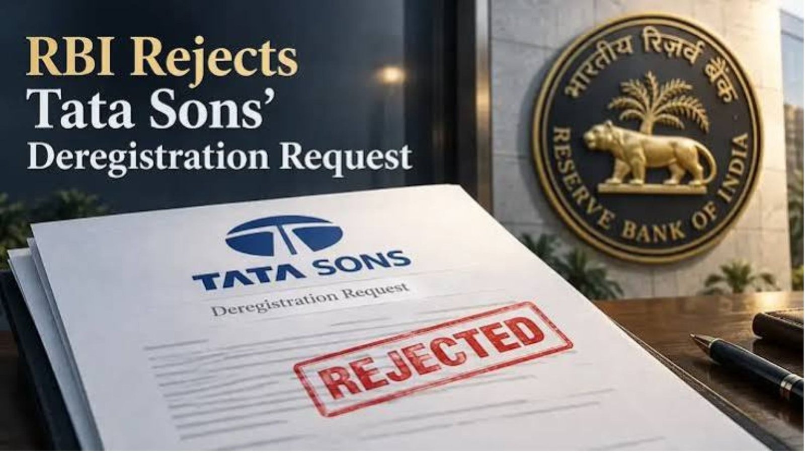 RBI NBFC FAQs Clarify Rules Behind Tata Sons’ De-registration Rejection