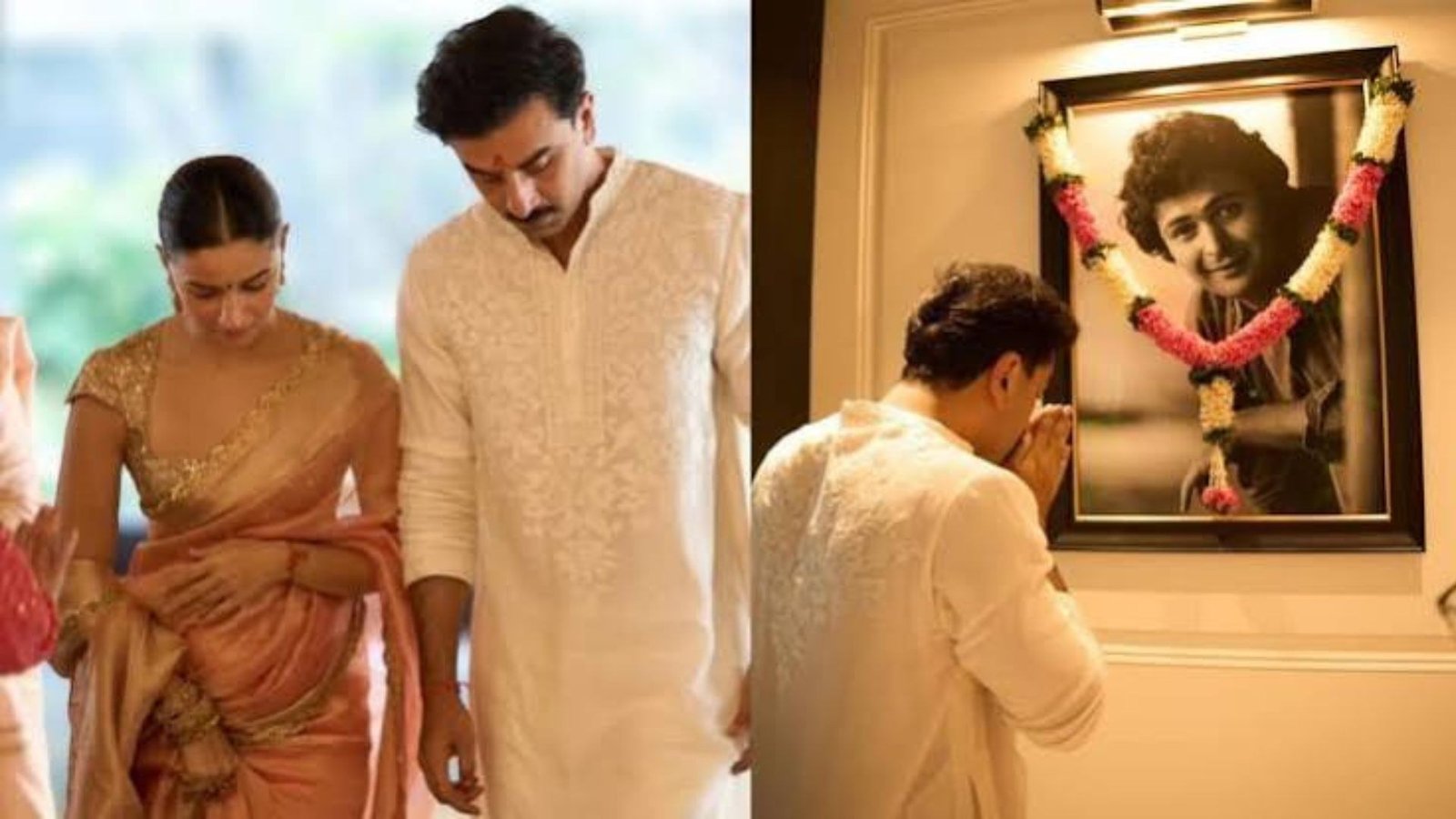 Alia Bhatt, Ranbir Kapoor Celebrate Ganpati at Krishna Raj Bungalow With Raha and Neetu Kapoor