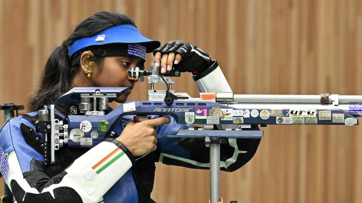 Asian Games 2026: Elavenil and Parth Miss Medal in 10m Air Rifle Mixed Team