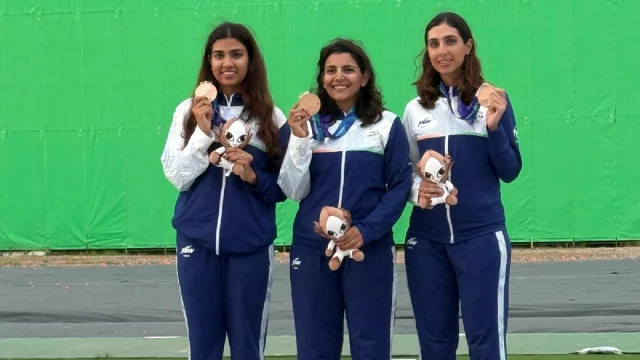 Three Grandfathers’ Guns Inspire India’s First Women’s Skeet Medal at Asian Games