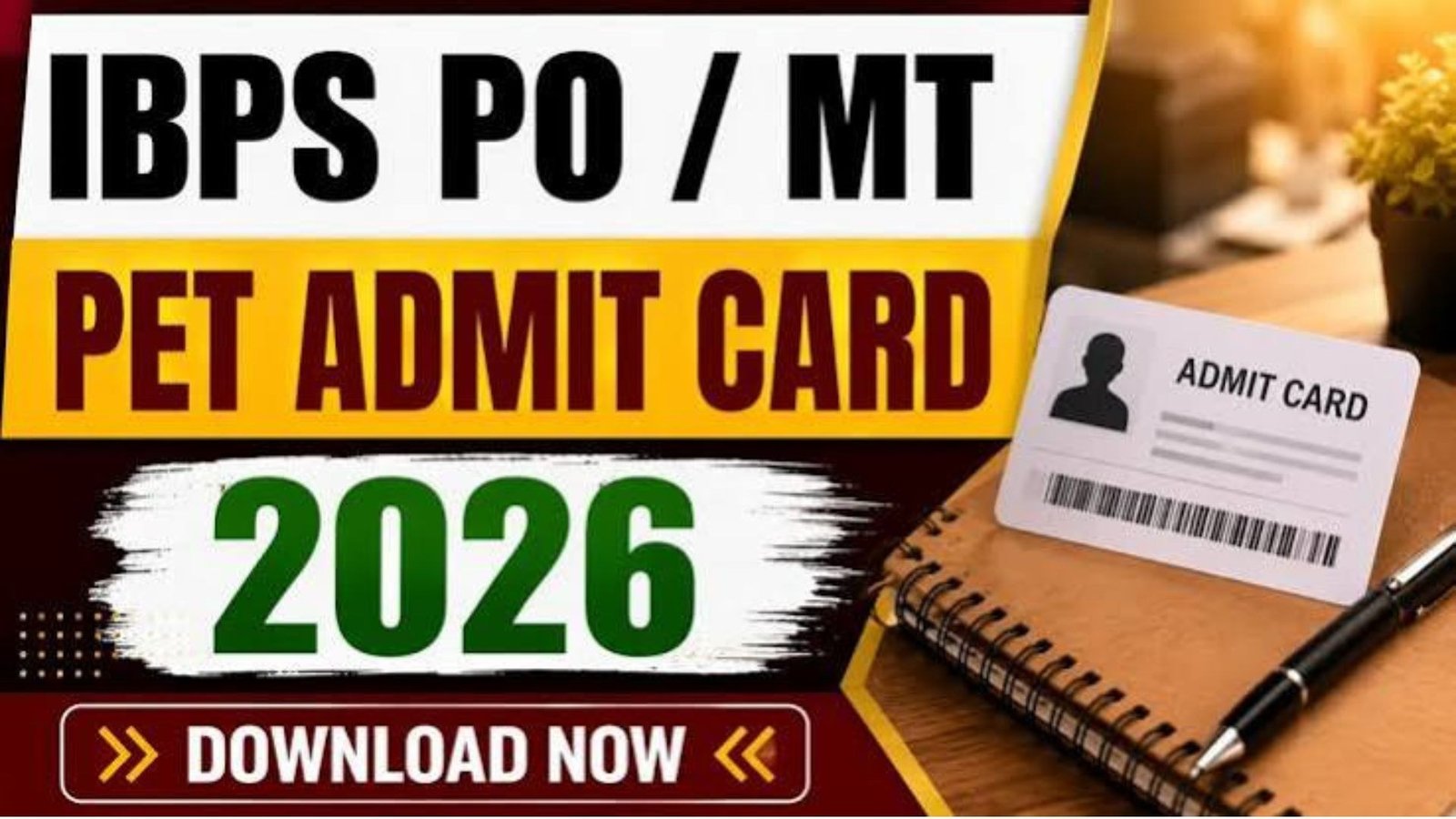 IBPS PO Mains 2026 Admit Card OUT: Download Hall Ticket and Check Exam Details