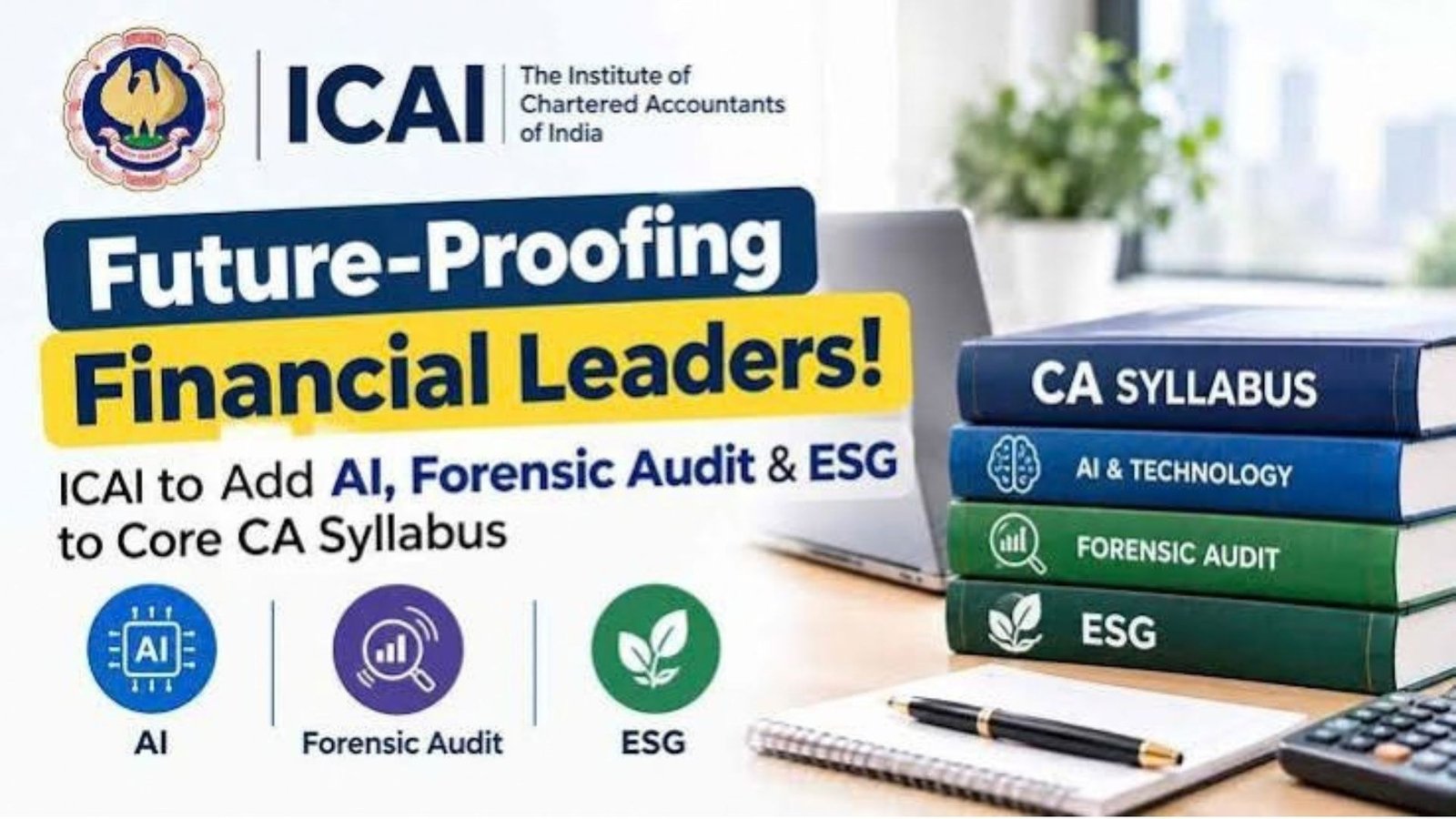 ICAI Plans AI-Focused CA Curriculum, Global Programme for Overseas Students