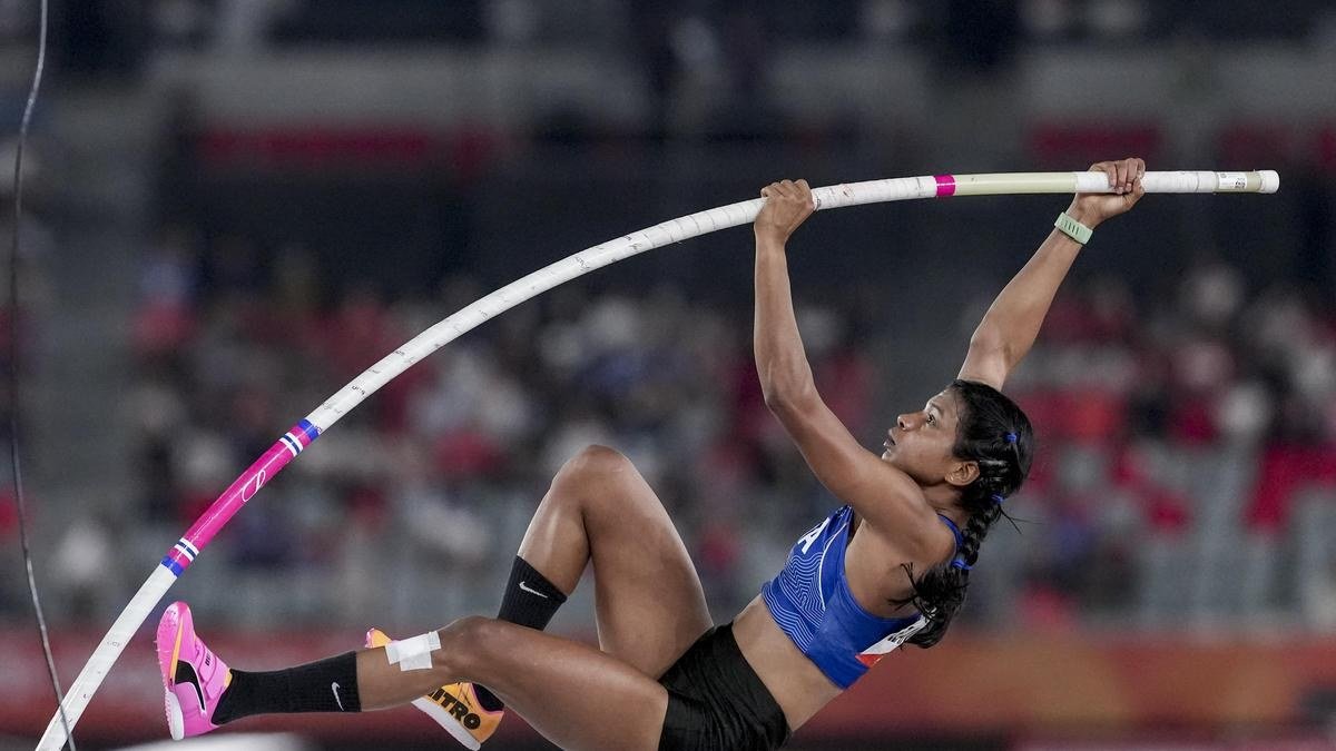 Baranica Elangovan Wins Historic Bronze in Women’s Pole Vault at Asian Games