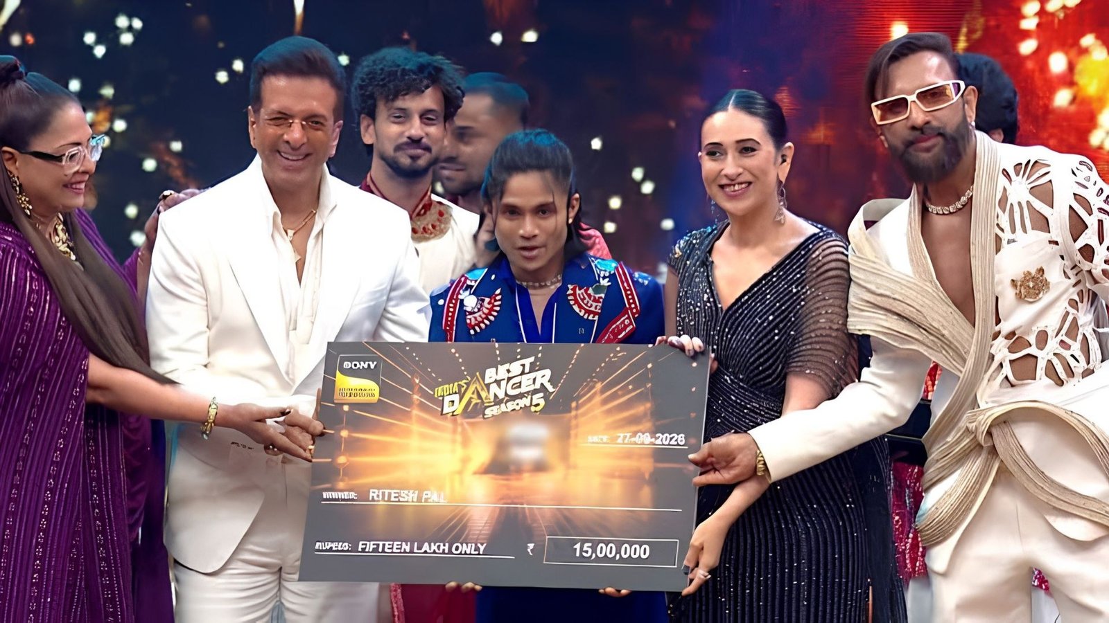 India’s Best Dancer 5 Winner Ritesh Pal Takes Home ₹15 Lakh and Trophy