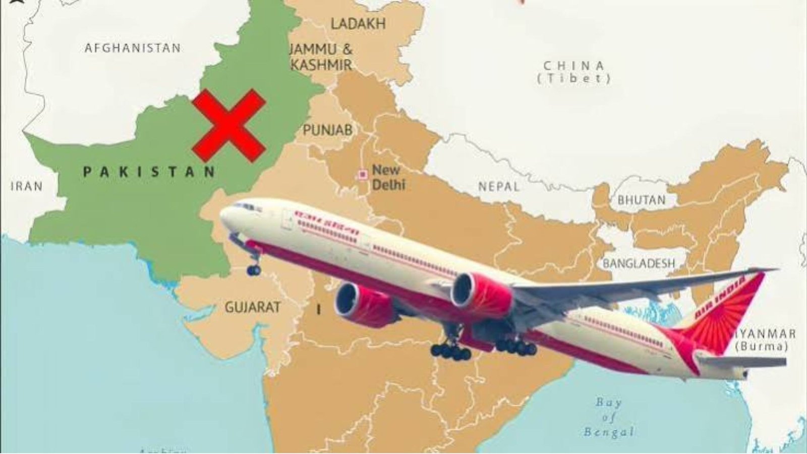 India Explores China’s Hotan Route Amid Pakistan Airspace Ban