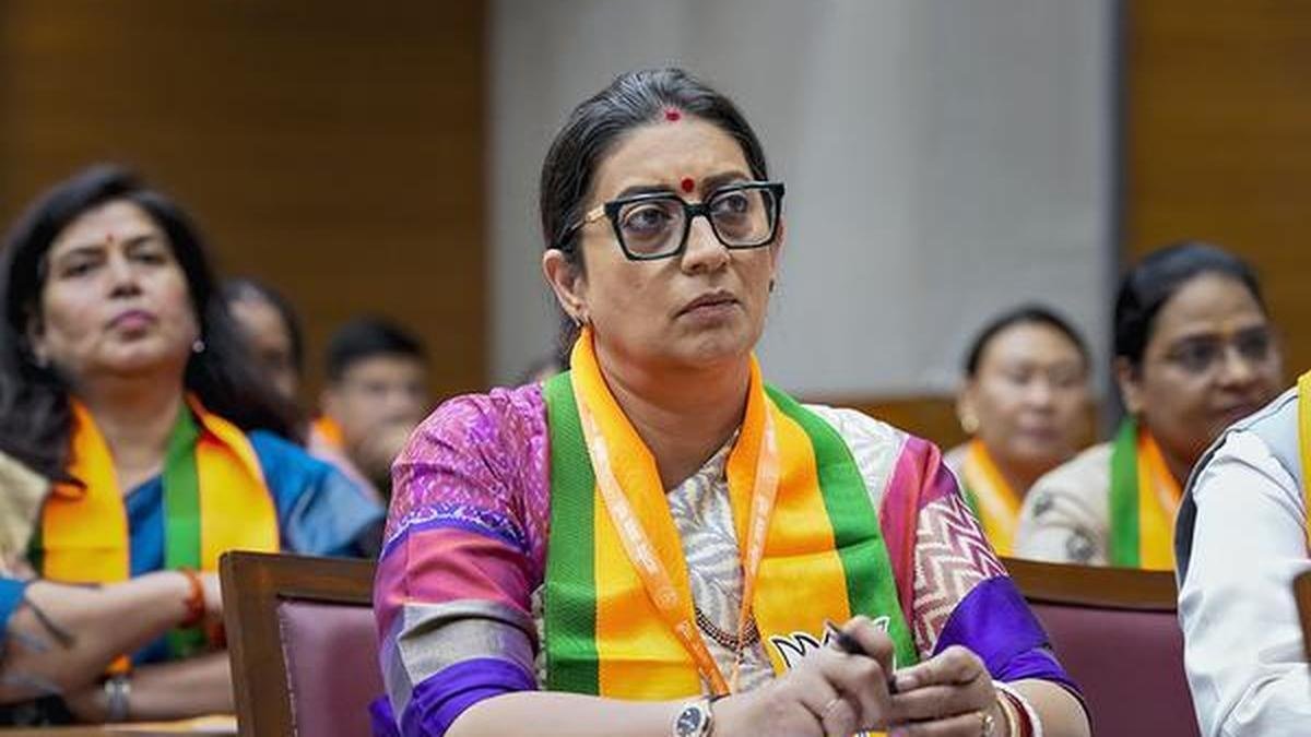 Smriti Irani Slams Congress Over Voter Roll Controversy