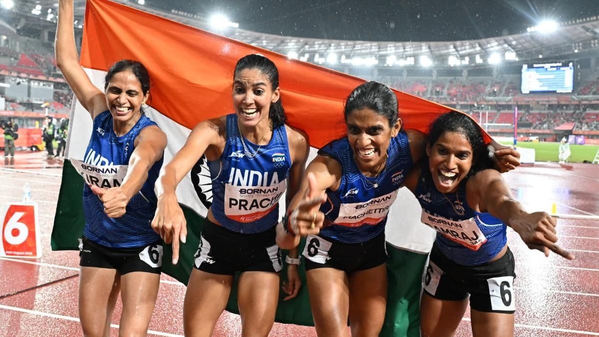 Indian Women Shine With Relay Gold, Neeru Dhanda Scripts Shooting History