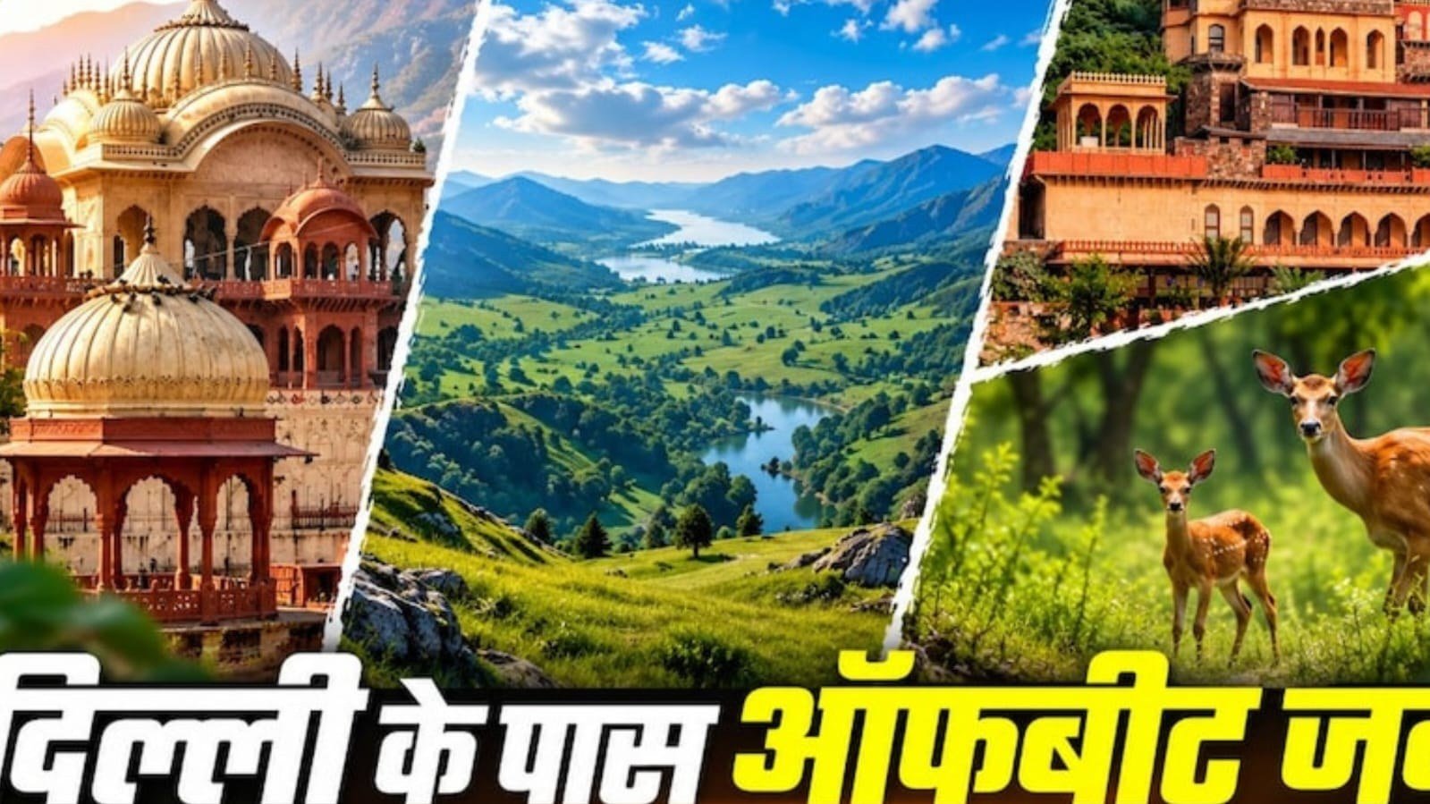 दिल्ली के पास ये 10 ऑफबीट जगहें, वीकेंड पर मिलेगा सुकून