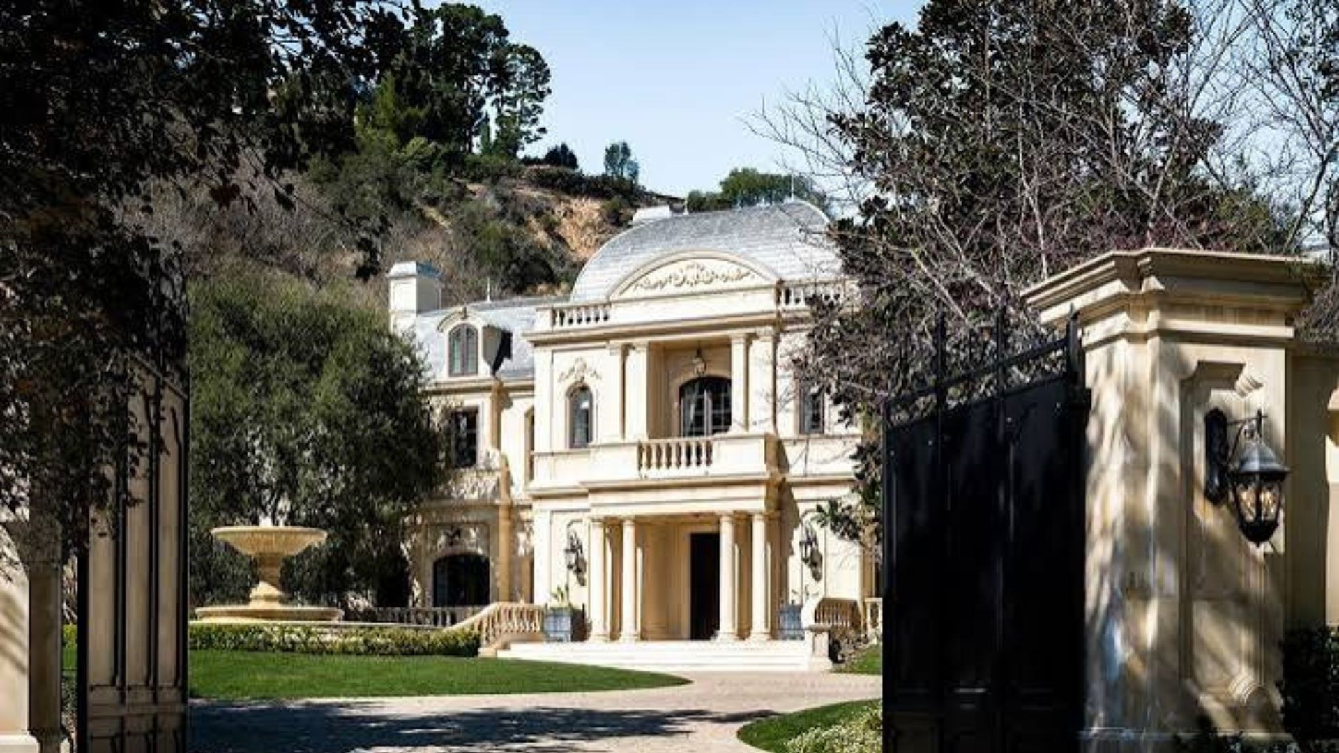 Paris Hilton and Carter Reum purchased Mark Wahlberg’s former Beverly Park estate for $63.1 million.