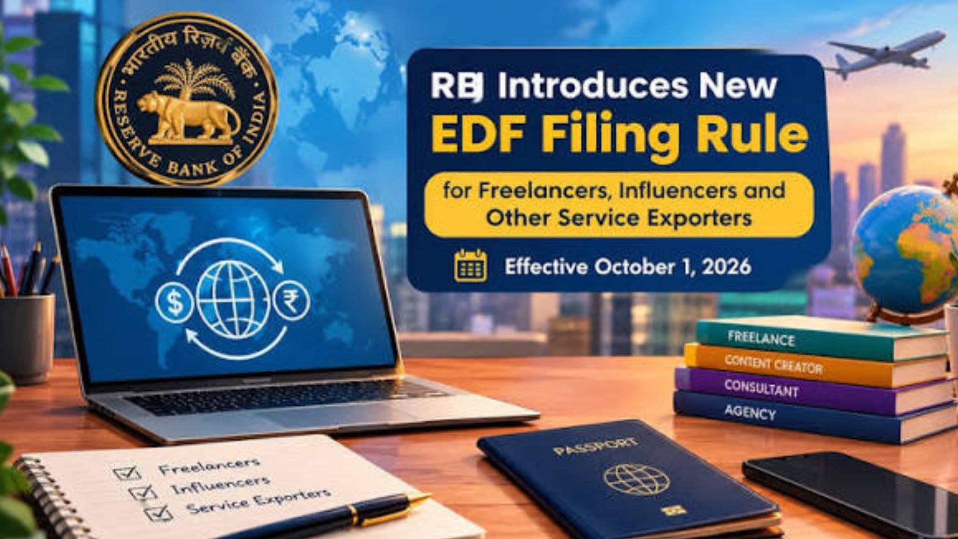 RBI’s new Export Declaration Form requirement has raised concerns among freelancers and small service exporters.