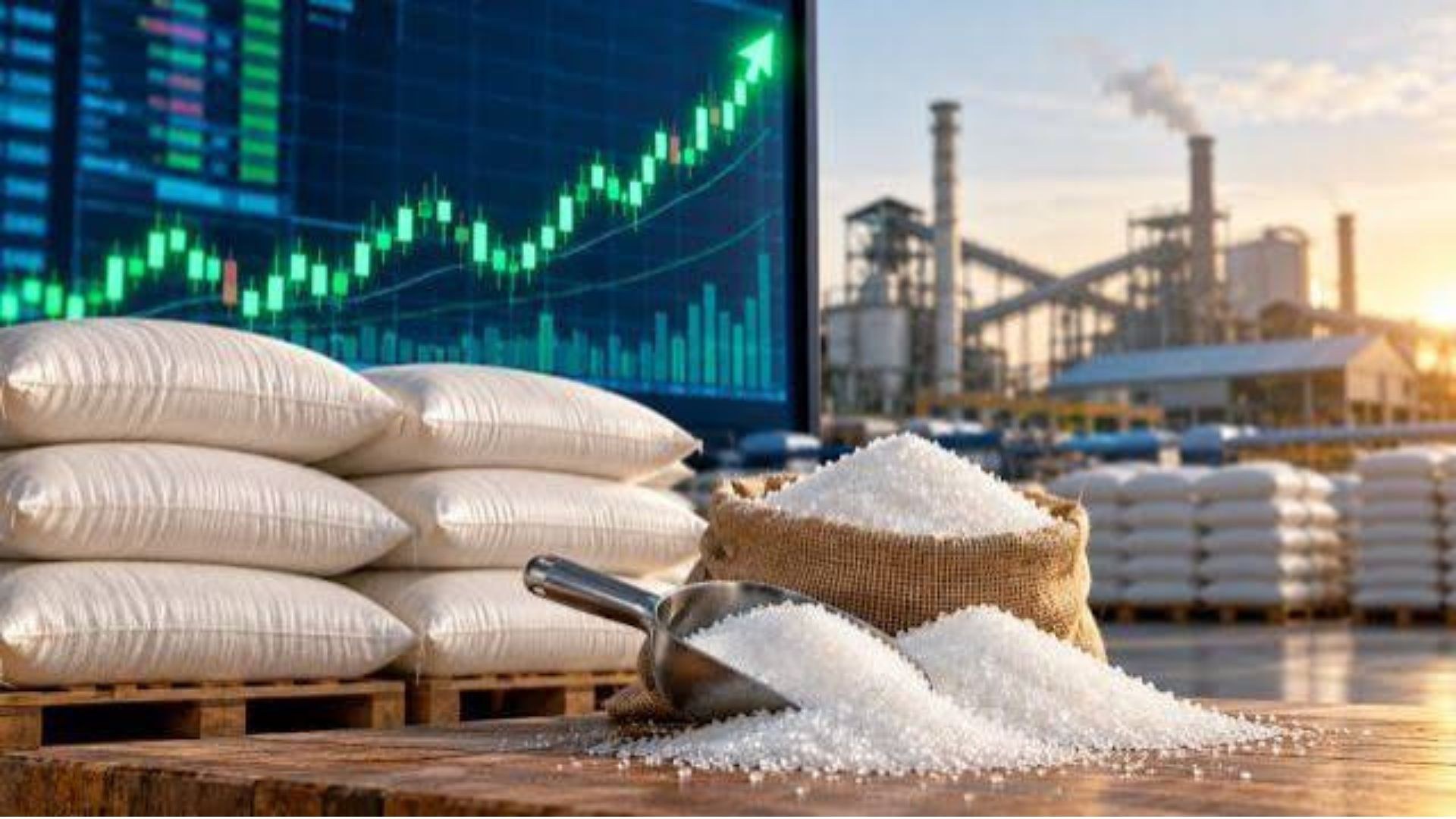Sugar stocks rally as rising global sugar prices and supply concerns improve sector sentiment.