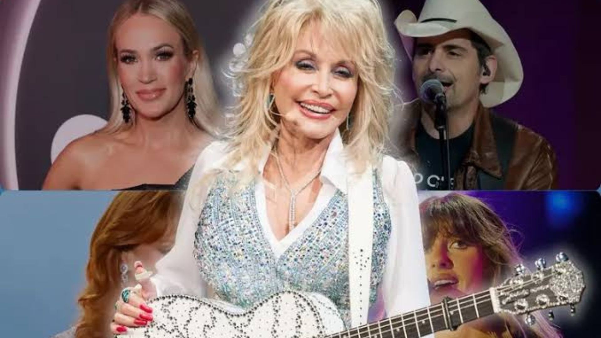 Country music stars gather for the CMA tribute celebrating Dolly Parton.