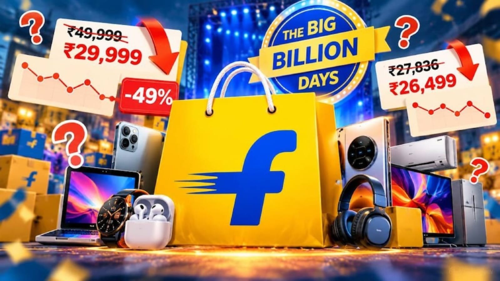 Flipkart Sale की कीमतों पर सवाल