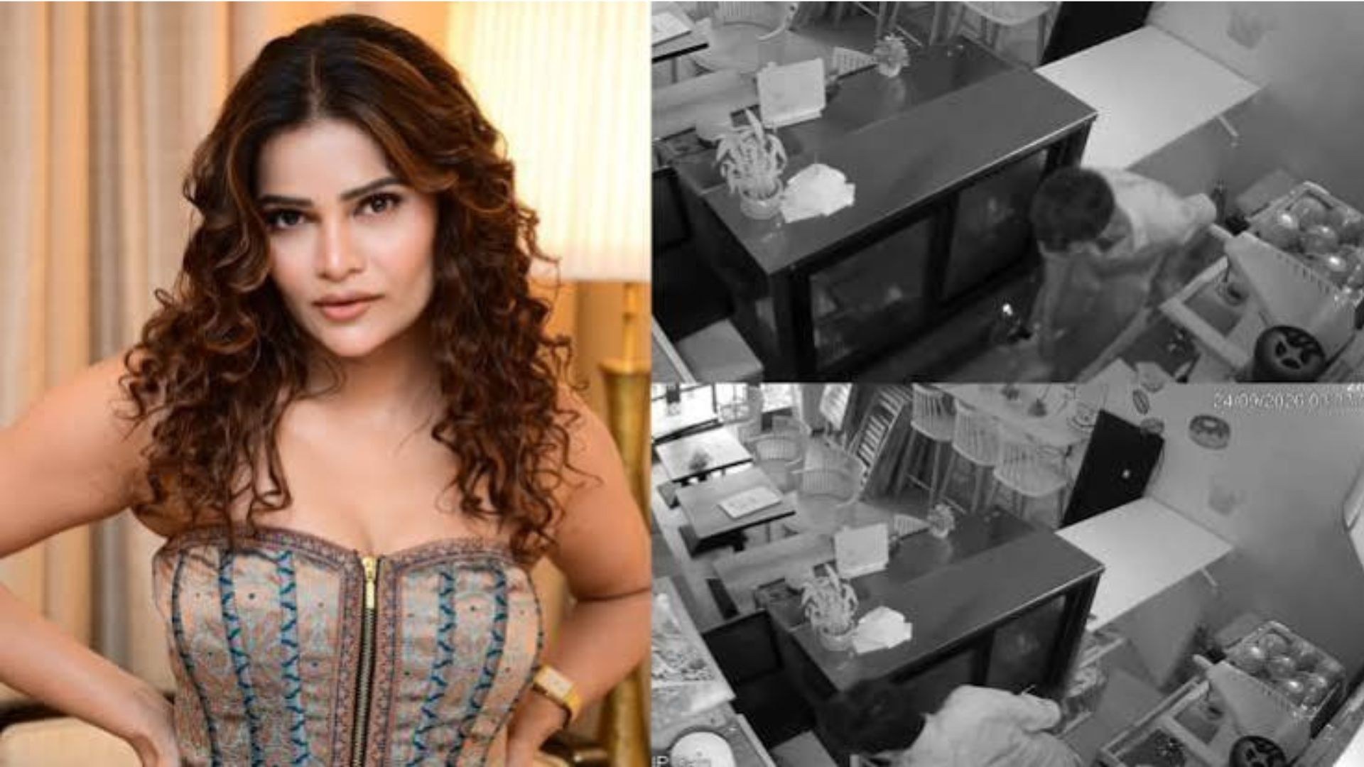 Archana Gautam shares CCTV footage after alleged theft at her Mumbai cafe.