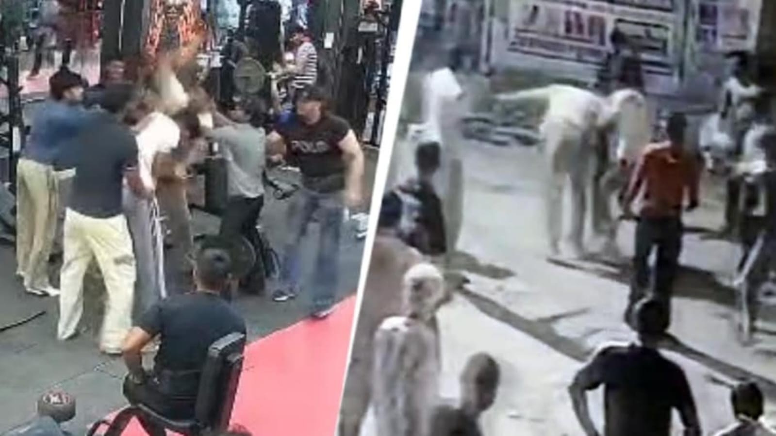 बागपत जिम में मारपीट का CCTV वायरल