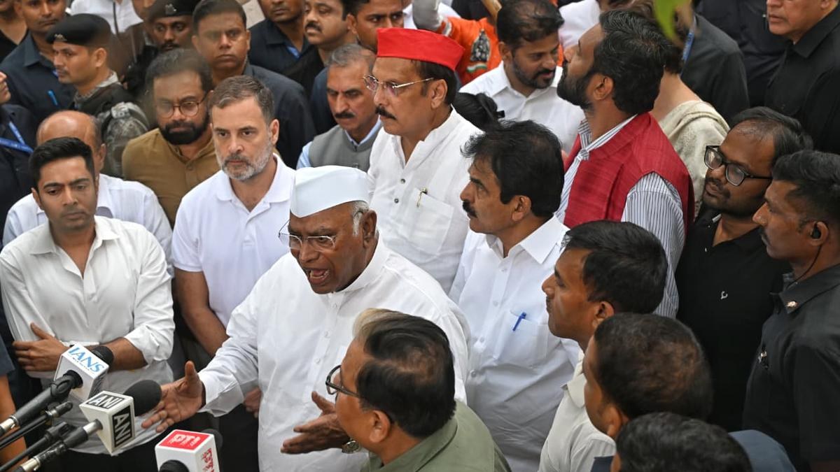 INDIA Bloc MPs Stage Sit‑In, Dipke & Dhruv Rathee Lead Tribunal Against SIR