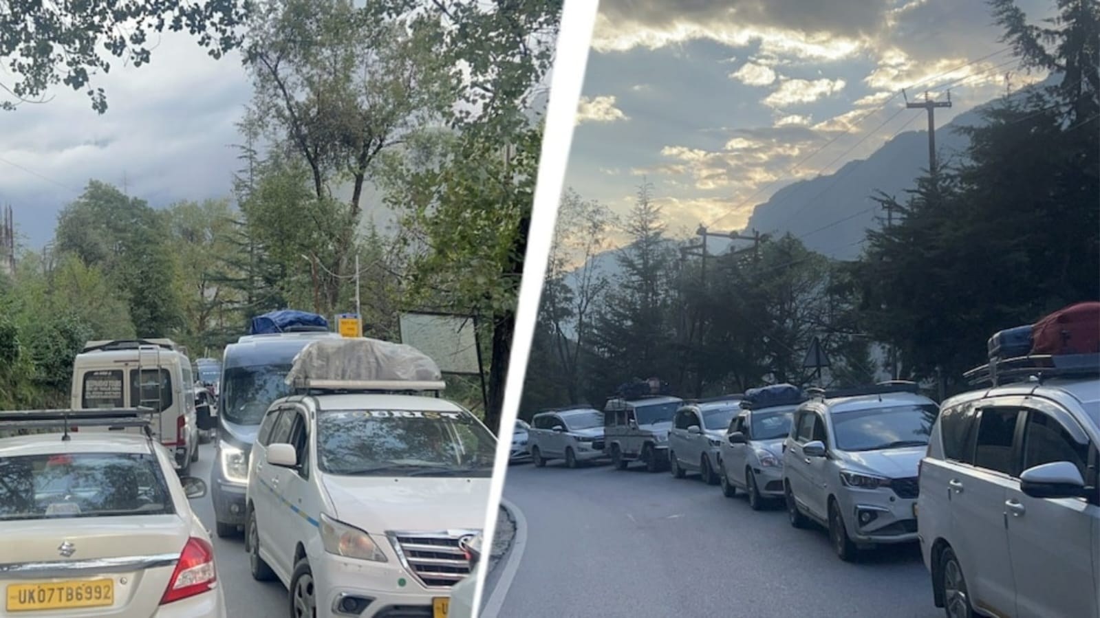 जोशीमठ में 8 KM लंबा ट्रैफिक जाम