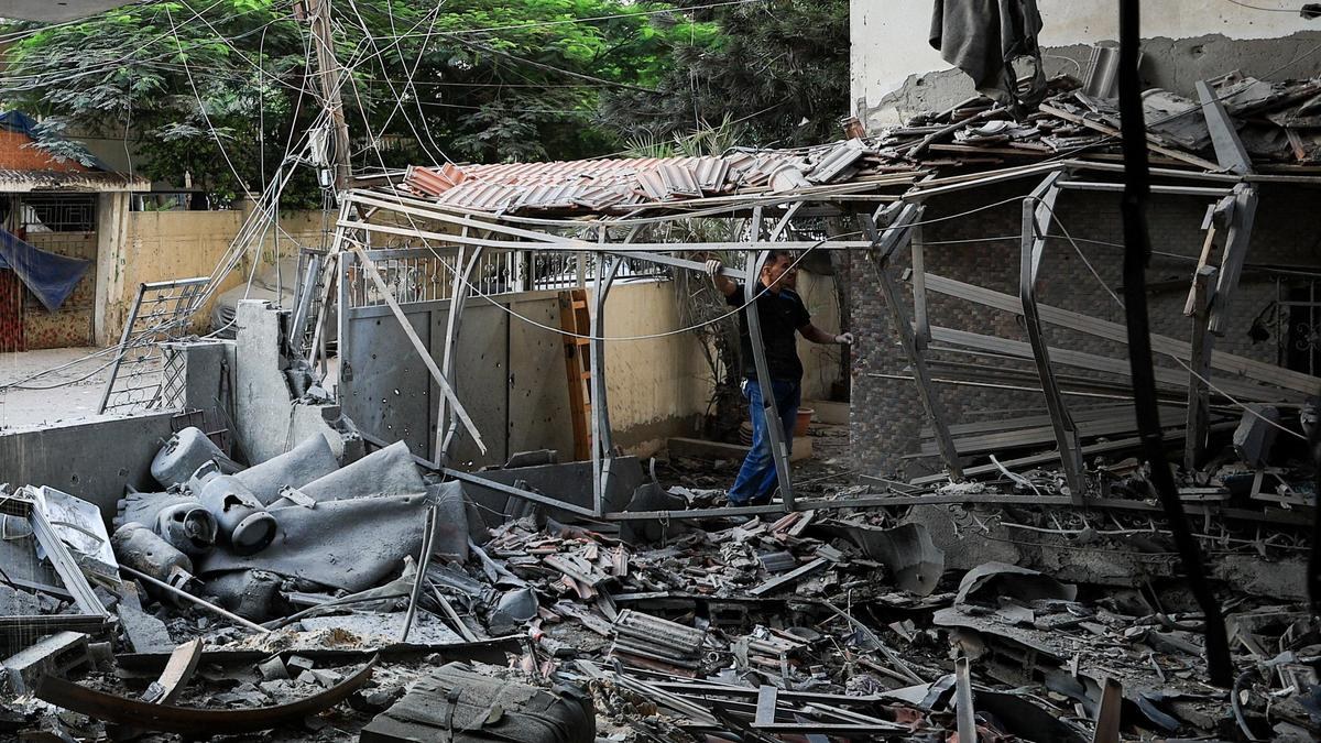“Gaza buildings destroyed”