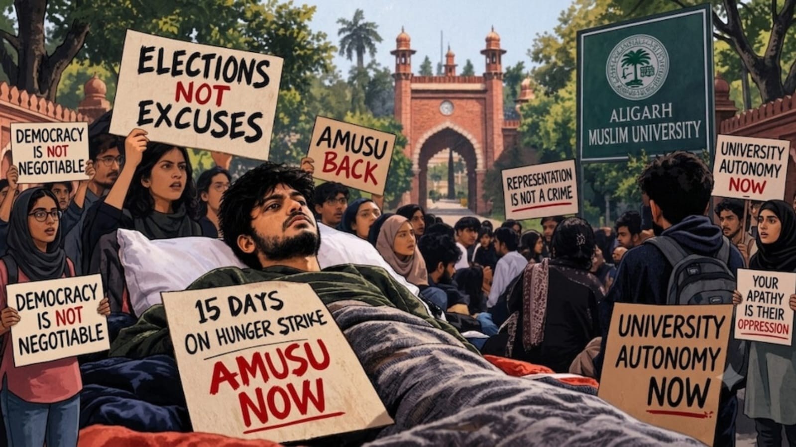AMU में छात्रसंघ चुनाव की मांग तेज