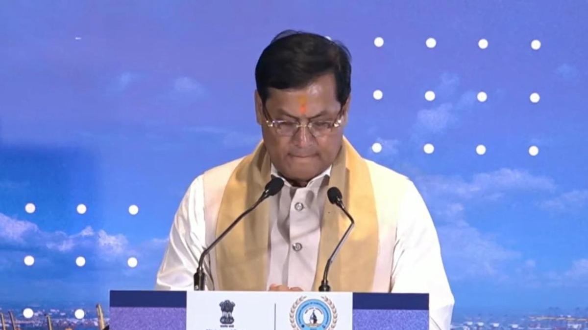 Union Shipping Minister Sarbananda Sonowal