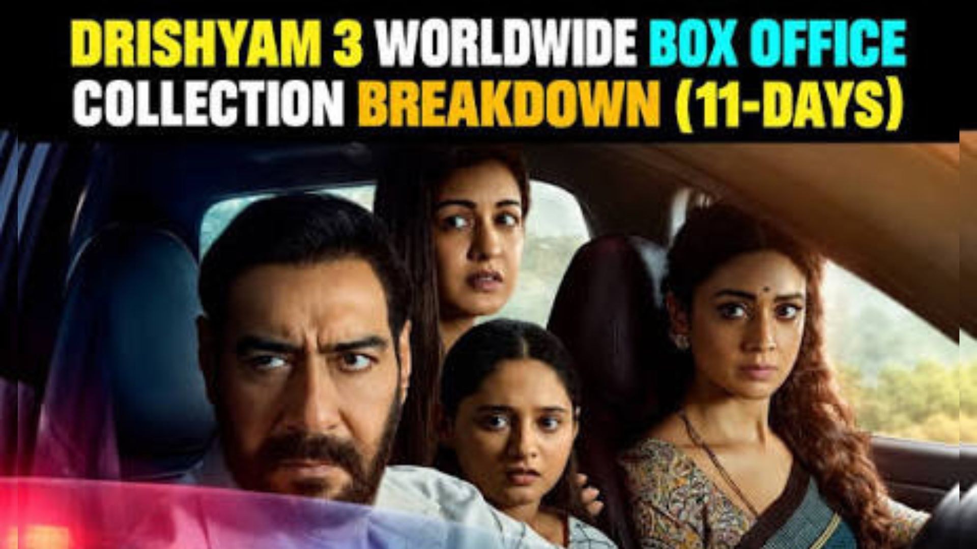 Ajay Devgn’s Drishyam 3: The Conclusion reached ₹501.80 crore in worldwide gross collections by Day 12.