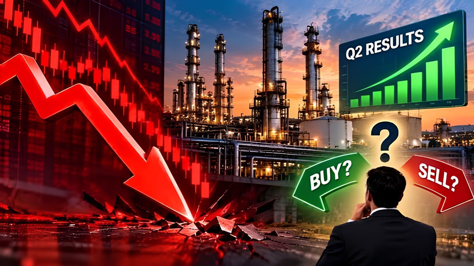 MRPL shares fell during trading despite a sharp year-on-year increase in Q2 FY27 profit.