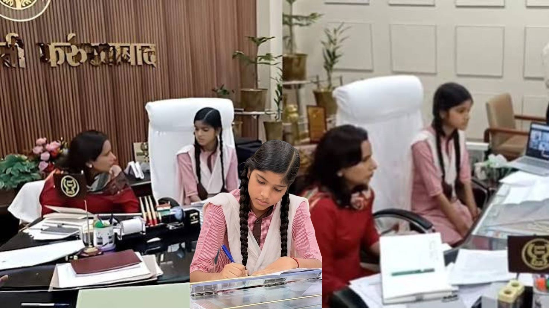 Class 6 student Payal Dixit experienced the role of district magistrate for a day as part of the Uttar Pradesh government’s Mission Shakti campaign.