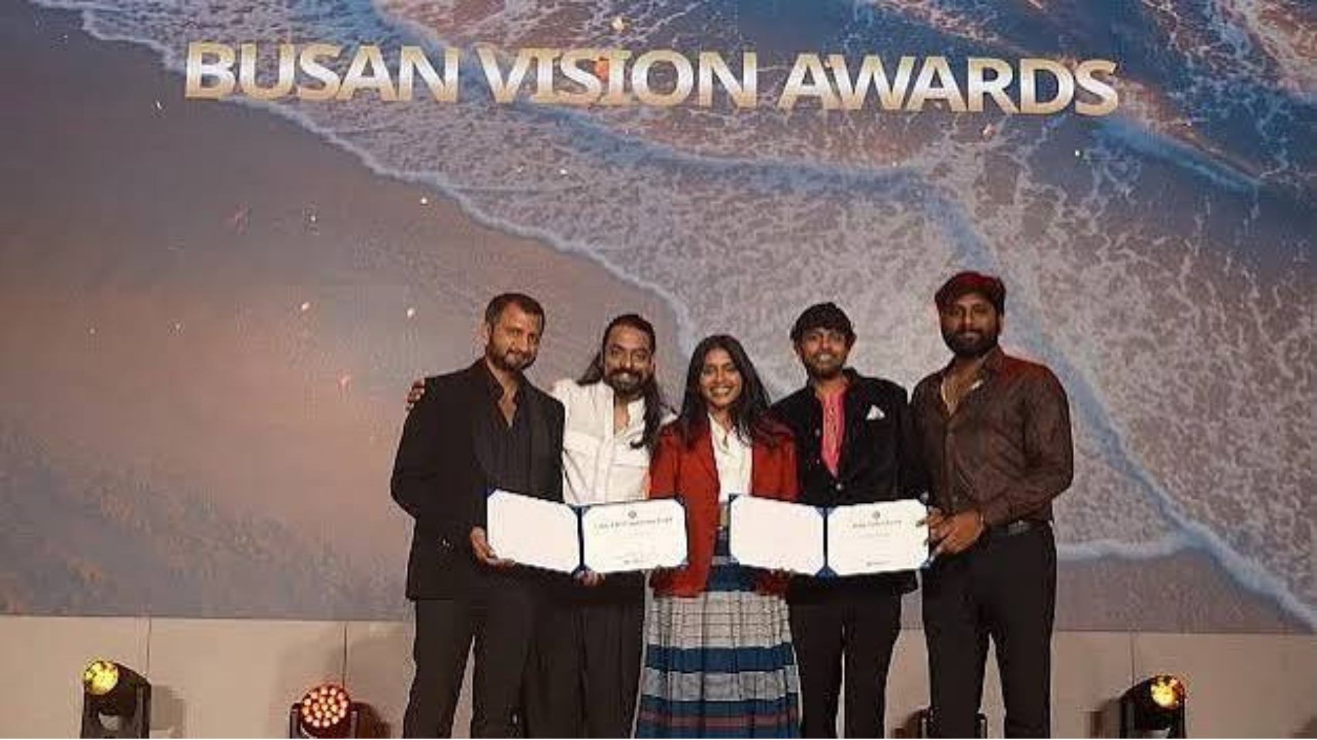 The team behind Anjali Patil’s Tamil film Selvi celebrates its two awards at the 31st Busan International Film Festival.