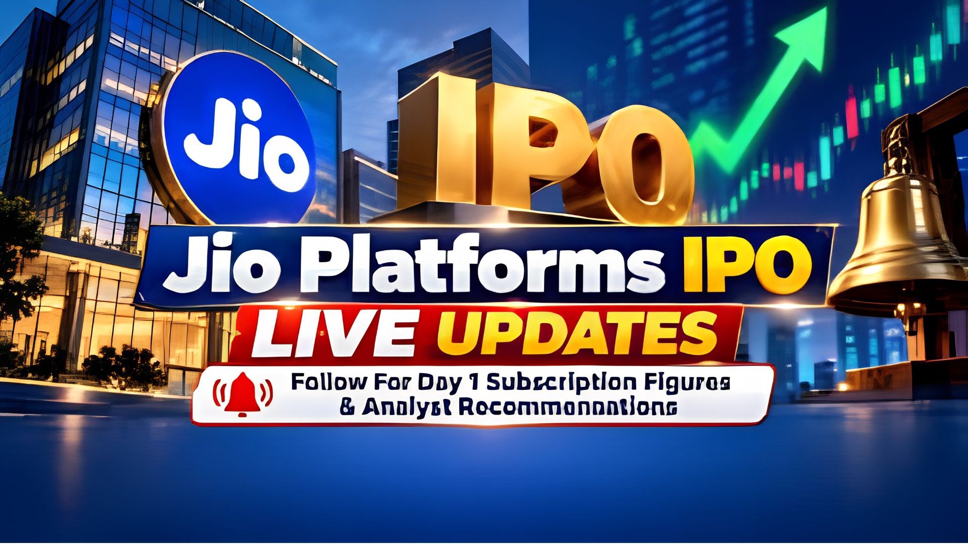 Jio Platforms’ ₹30,213 crore IPO attracted strong demand from institutional investors on its first day.