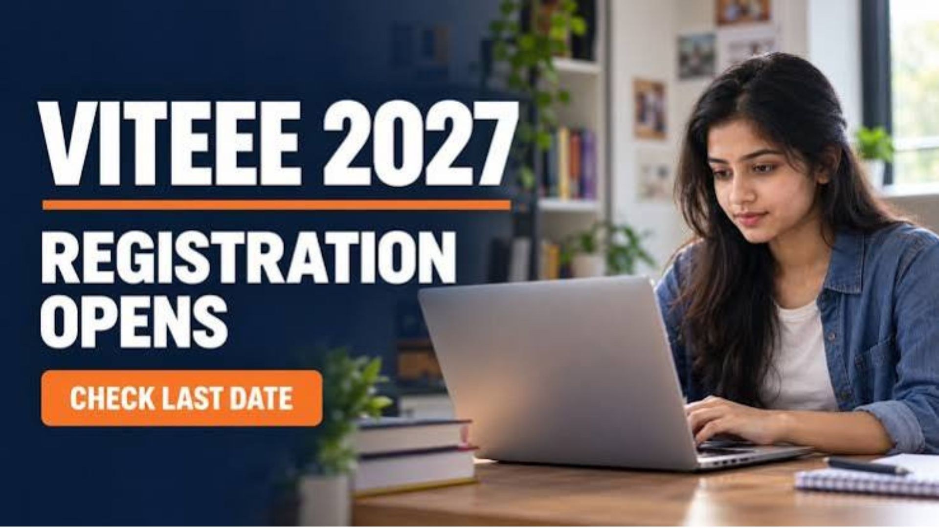 VIT has opened applications for VITEEE 2027, with the registration deadline set for March 31, 2027