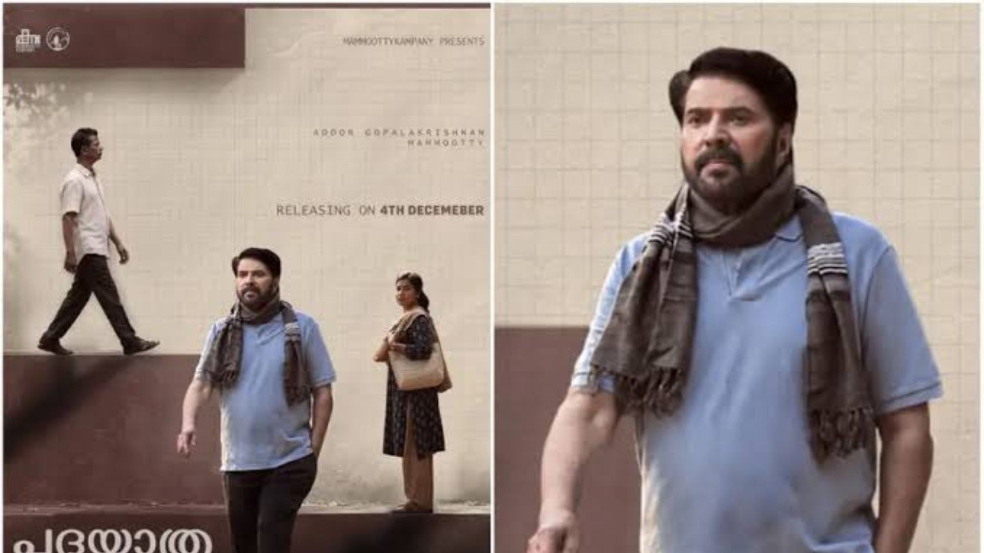 Mammootty stars in Padayaatra, marking his reunion with director Adoor Gopalakrishnan after 32 years