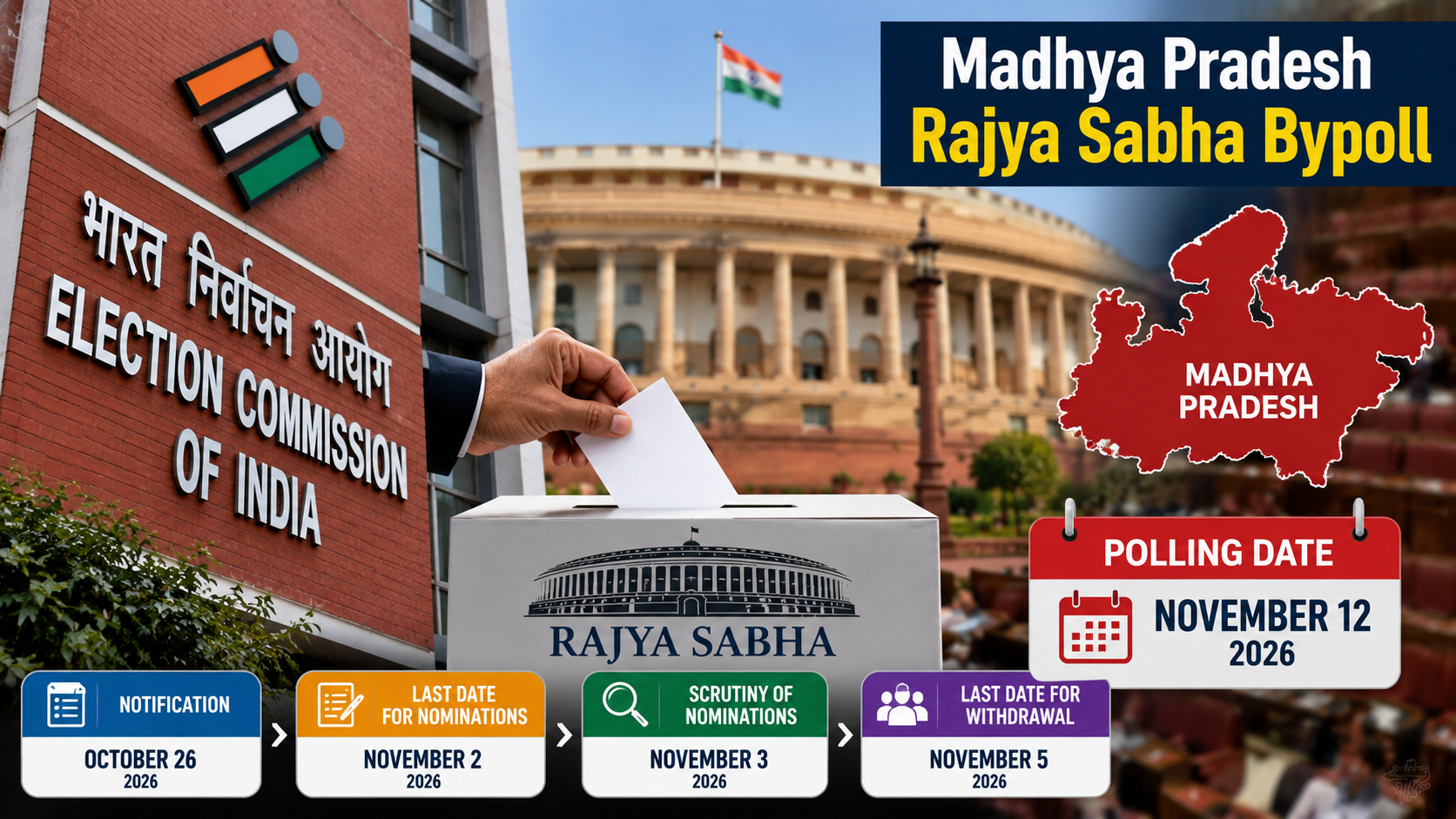 Madhya Pradesh Rajya Sabha Bypoll 2026