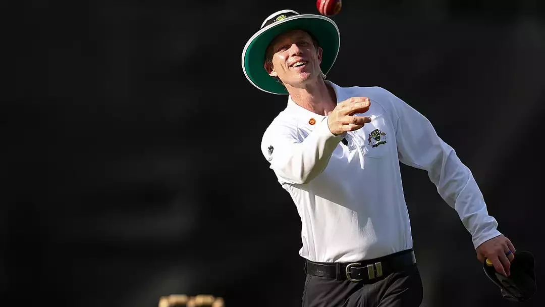 Australian umpire Ben Treloar