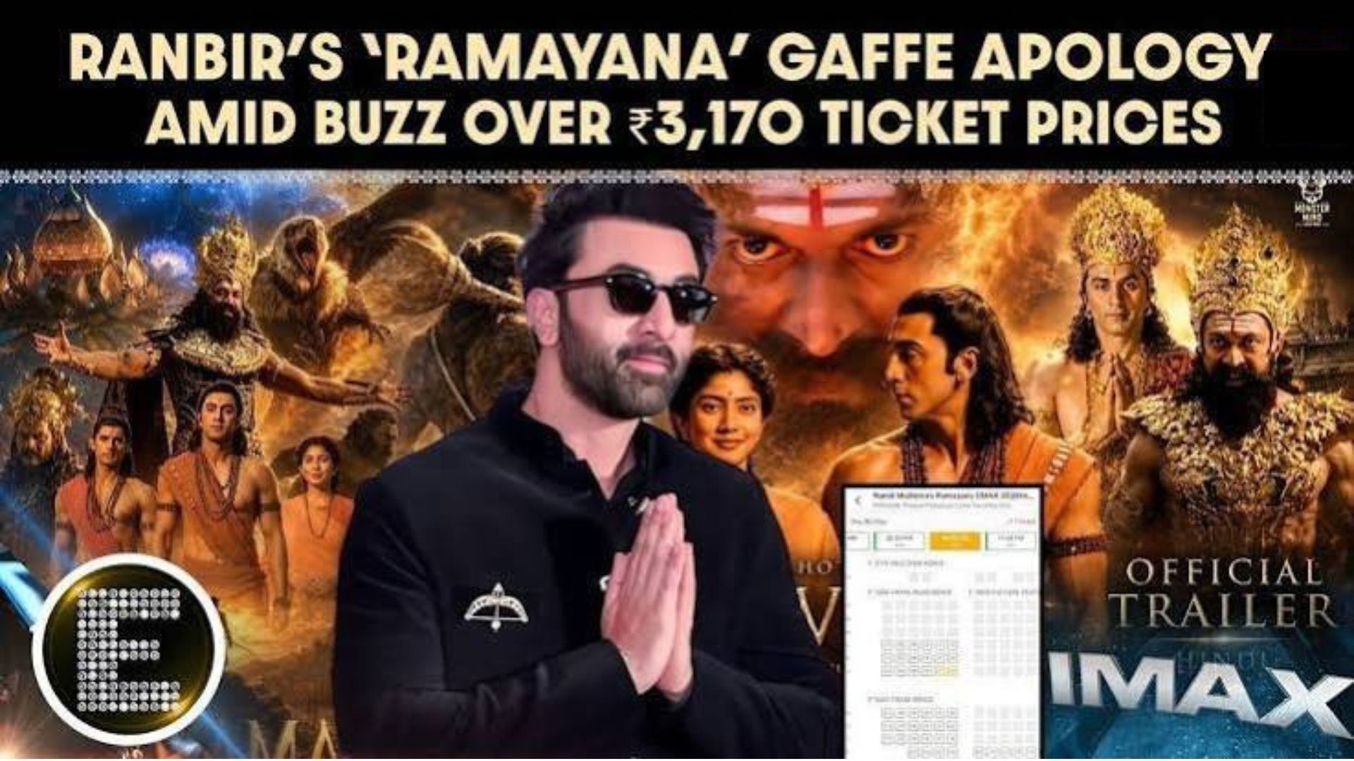 Ranbir Kapoor addressed his earlier Dussehra speech slip-up while speaking at the Ramayana music launch in Chennai
