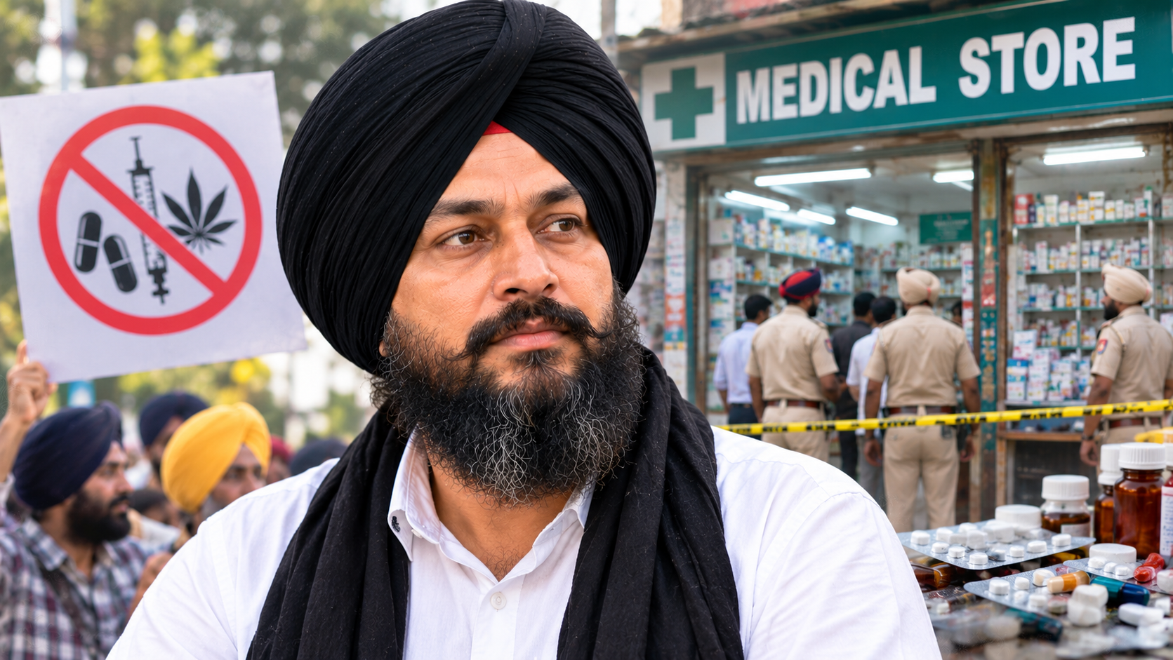 Parvinder Singh Jhota anti-drug activist in Punjab.