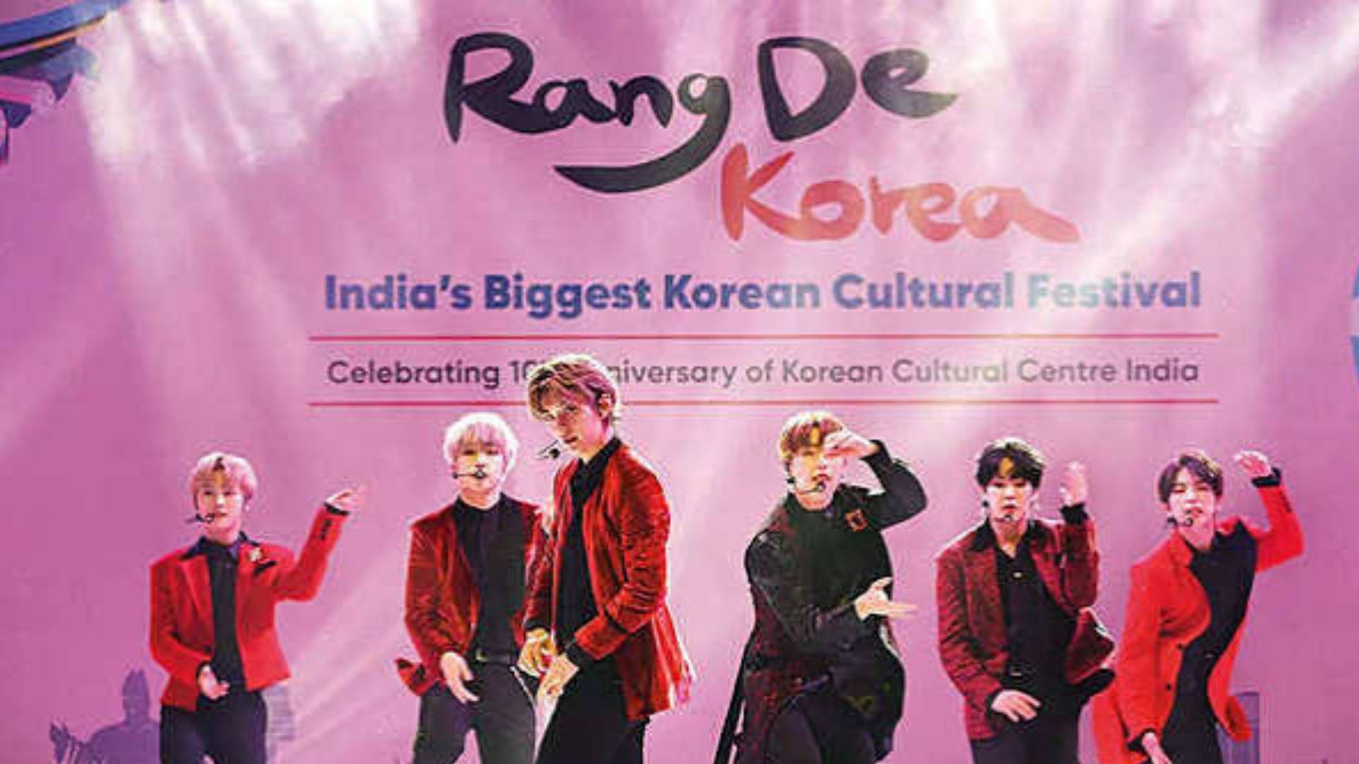 Rang de Korea brought together Korean music, fashion, food and cultural traditions as part of India–South Korea cultural exchange initiatives.