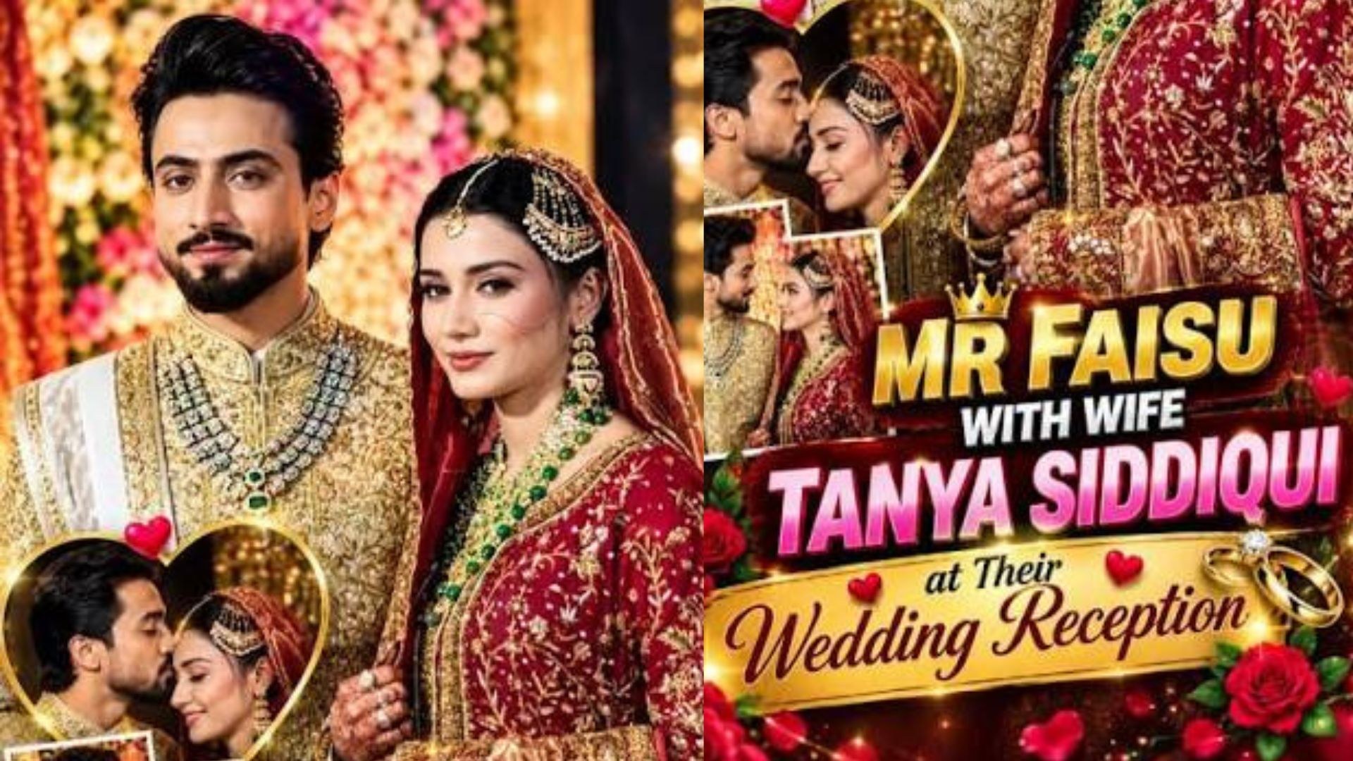 Mr Faisu and Tanya Siddiqui’s Mumbai wedding reception brought together television personalities and celebrities, including Farah Khan, Ankita Lokhande and Munawar Faruqui.