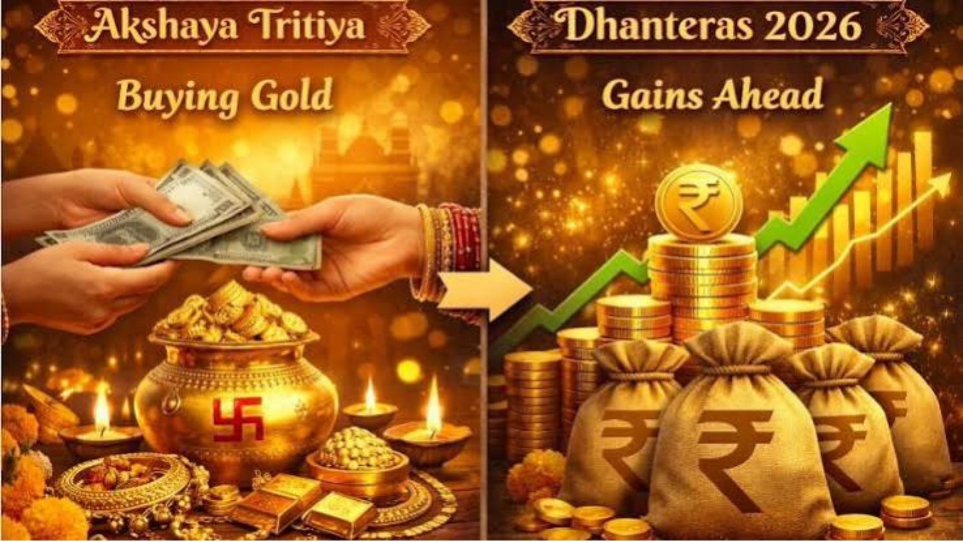 Gold prices eased ahead of Dhanteras, giving festive buyers a reason to reassess their purchase plans.