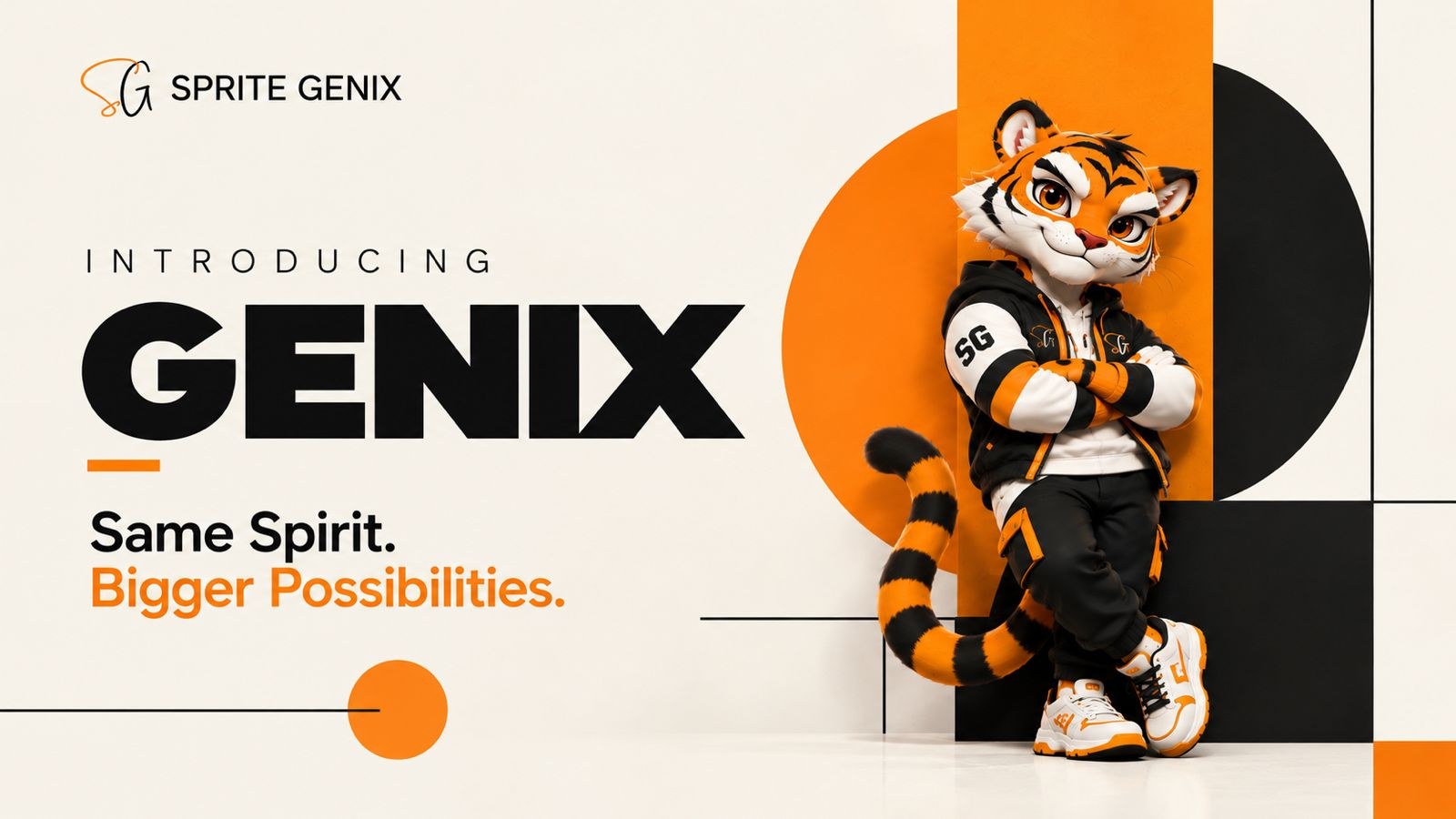 Sprite Genix Introduces Genix, Its New Robotic Tiger Brand Mascot