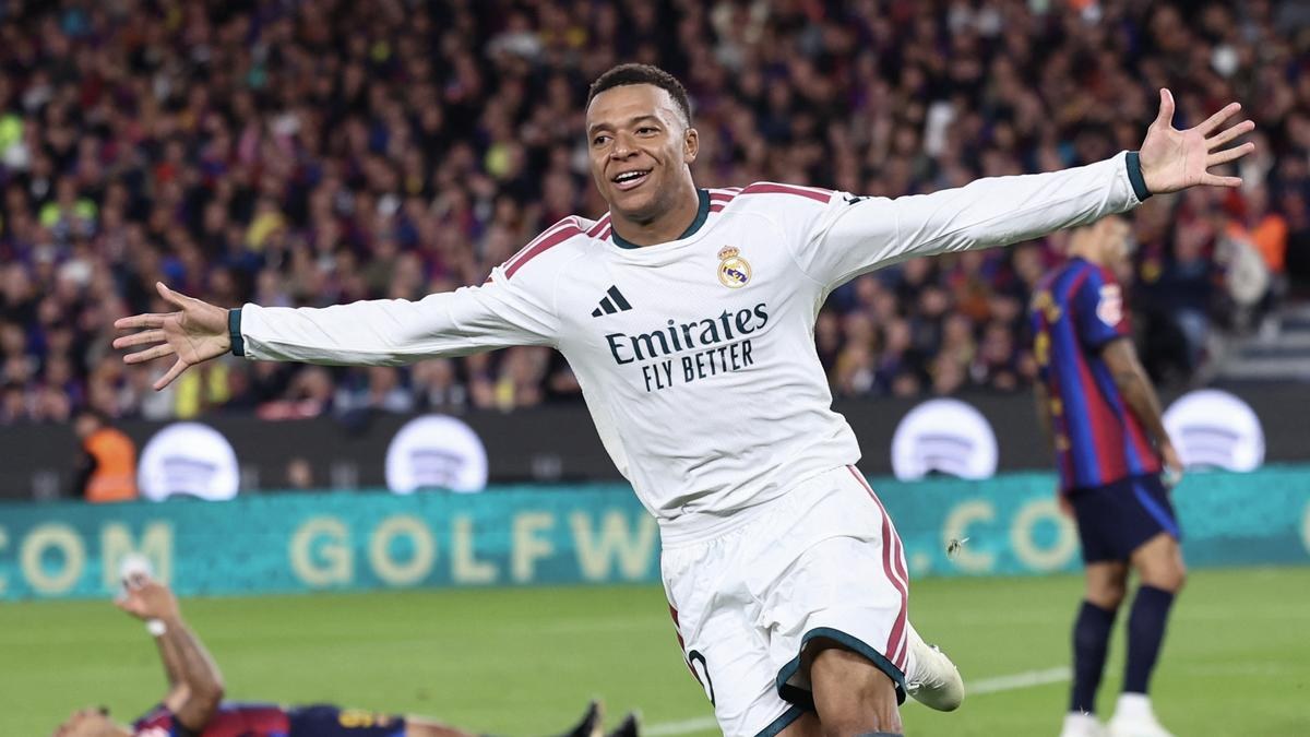 Kylian Mbappe Scores Twice as Real Madrid Beat Barcelona 2-1 in El Clasico