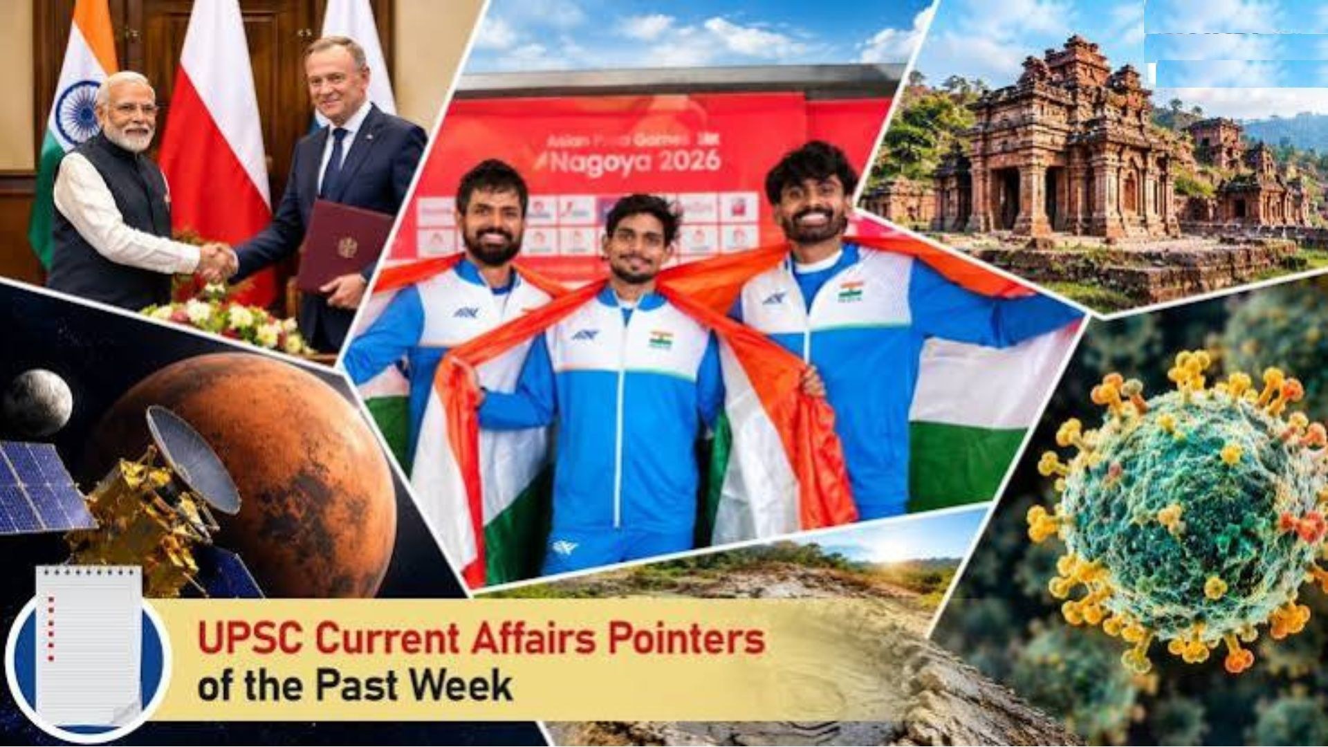 The October 26 UPSC Key highlights current-affairs themes linked to security, social justice, climate finance, agriculture and technology.