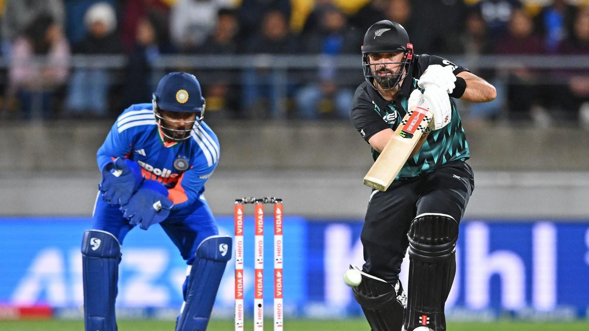 IND vs NZ 3rd T20I: Daryl Mitchell’s 89 Powers New Zealand to 198/3