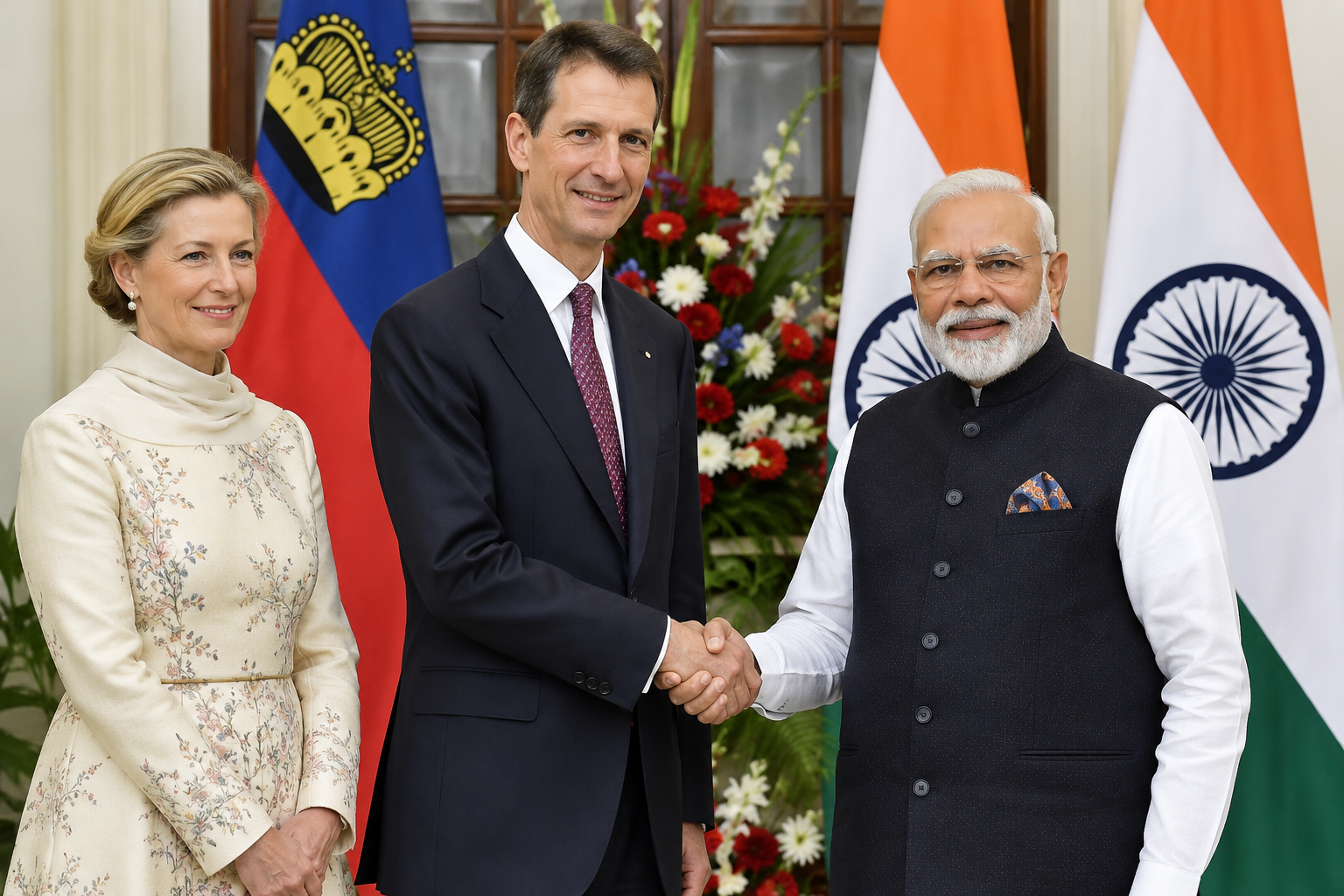 PM Modi Meets Liechtenstein’s Prince Alois to Strengthen Trade and Investment Ties