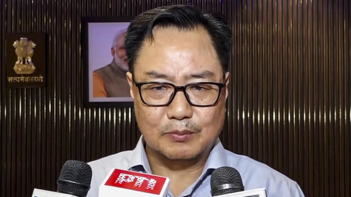 Union Parliamentary Affairs Minister Kiran Rijiju