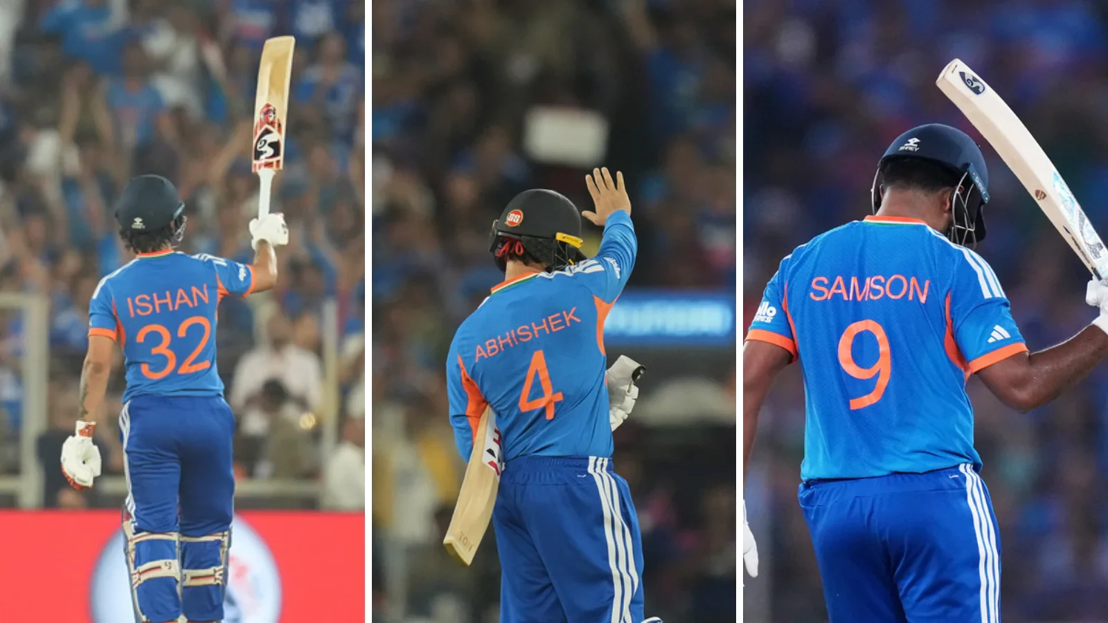 Ishan Kishan,Abhishek Sharma and Sanju Samson