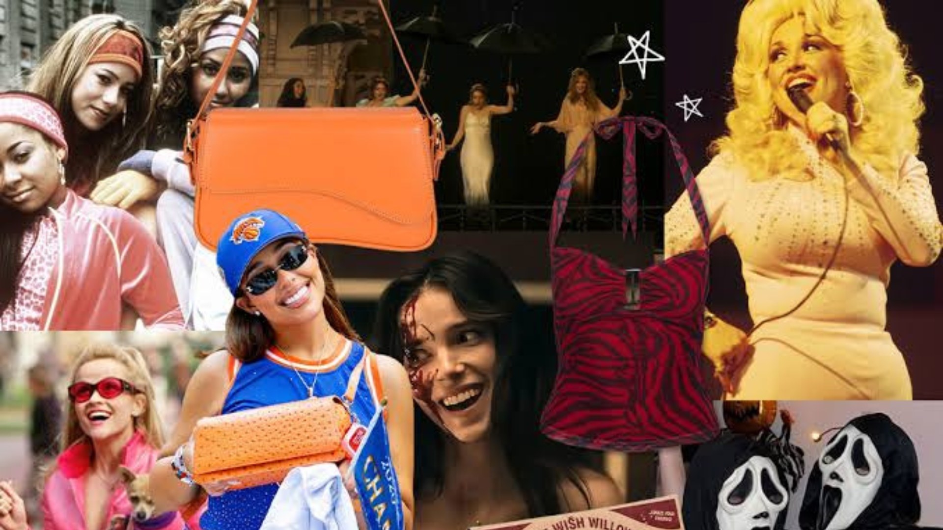 Recreate iconic movie and pop-culture looks this Halloween using clothes and accessories you already have.