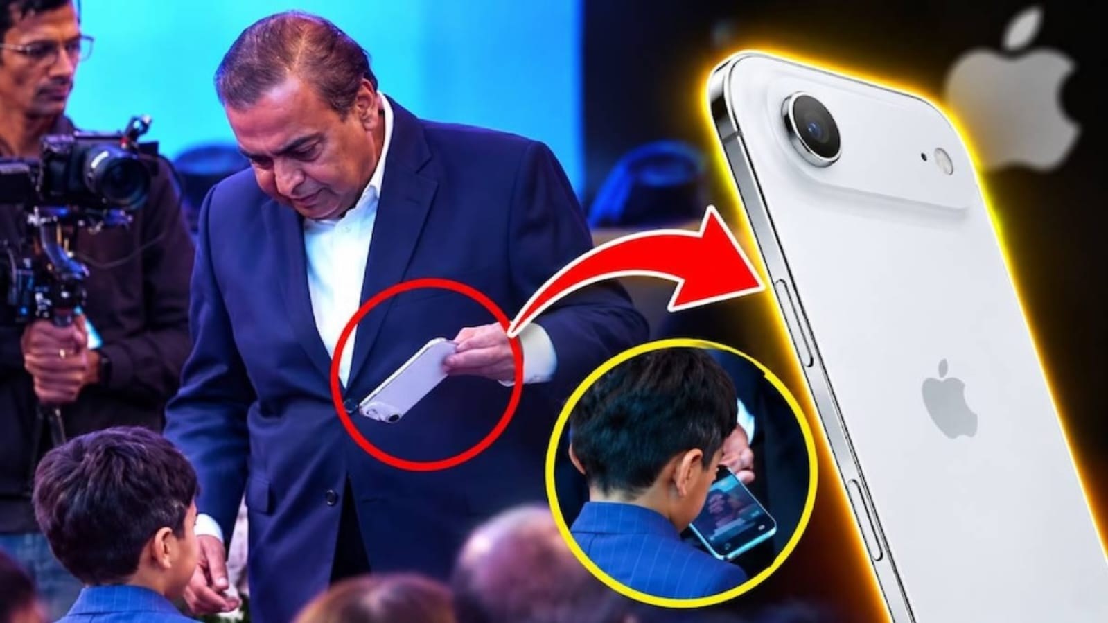 मुकेश अंबानी के हाथ में दिखा iPhone Air? वीडियो वायरल