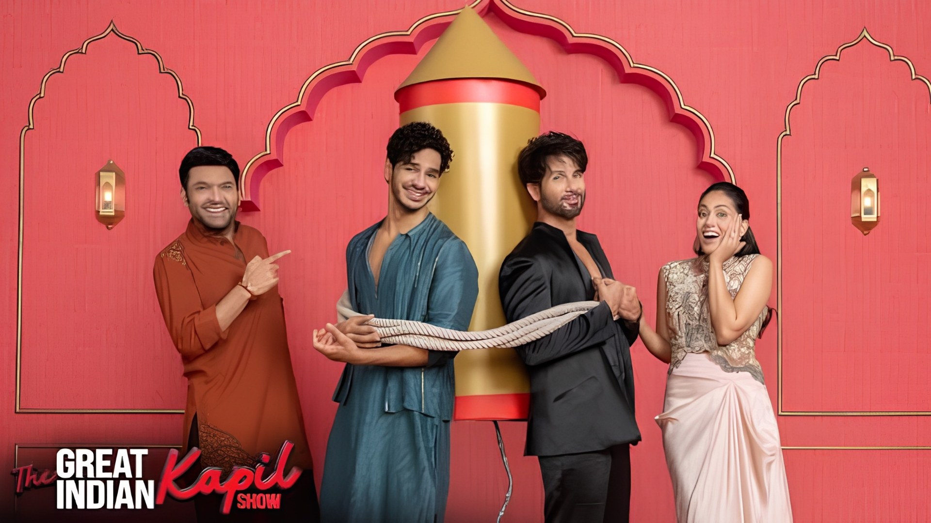 Shahid Kapoor, Mira Rajput and Ishaan Khatter are set to share family banter and festive laughs on The Great Indian Kapil Show.
